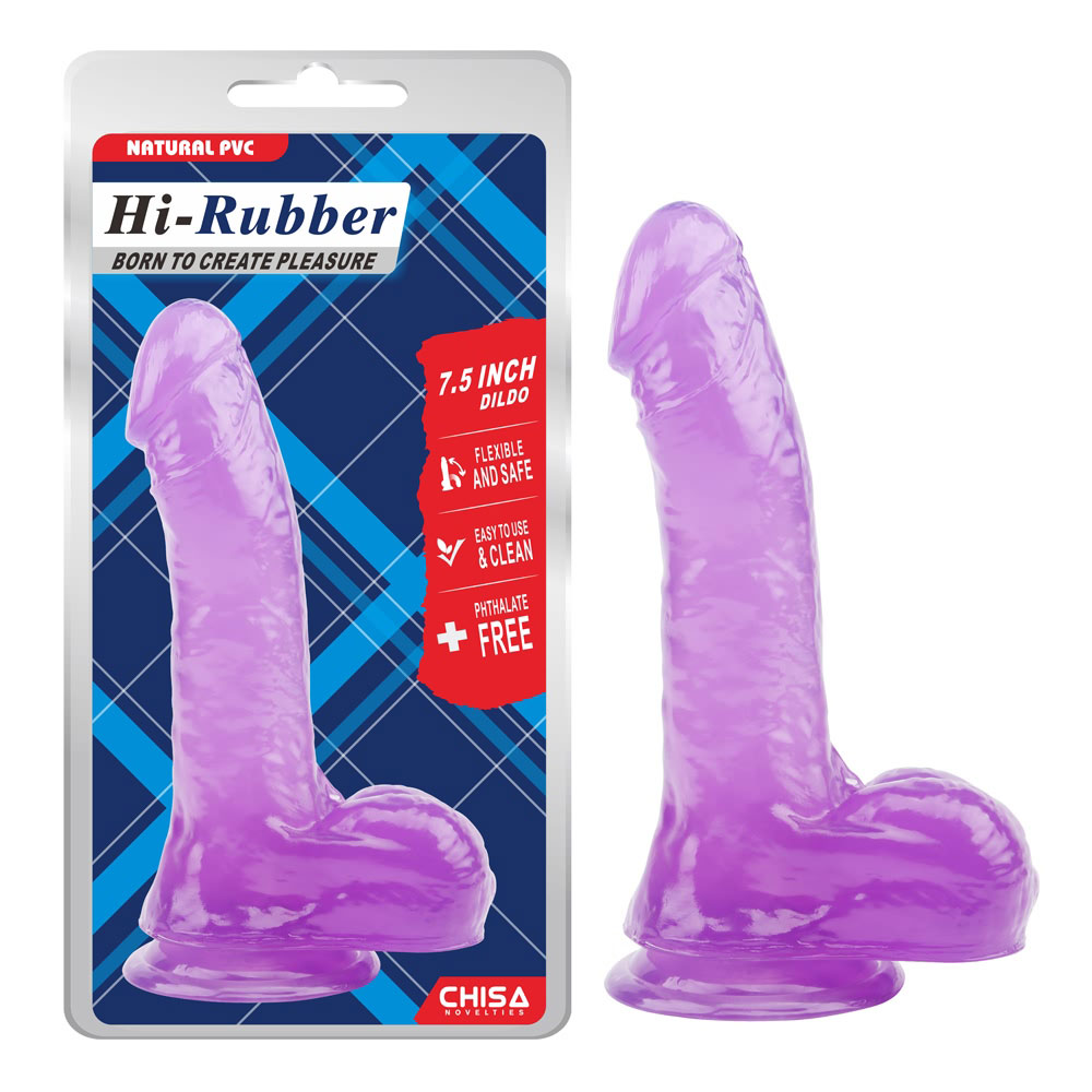 7,5 tuuman dildo-violetti