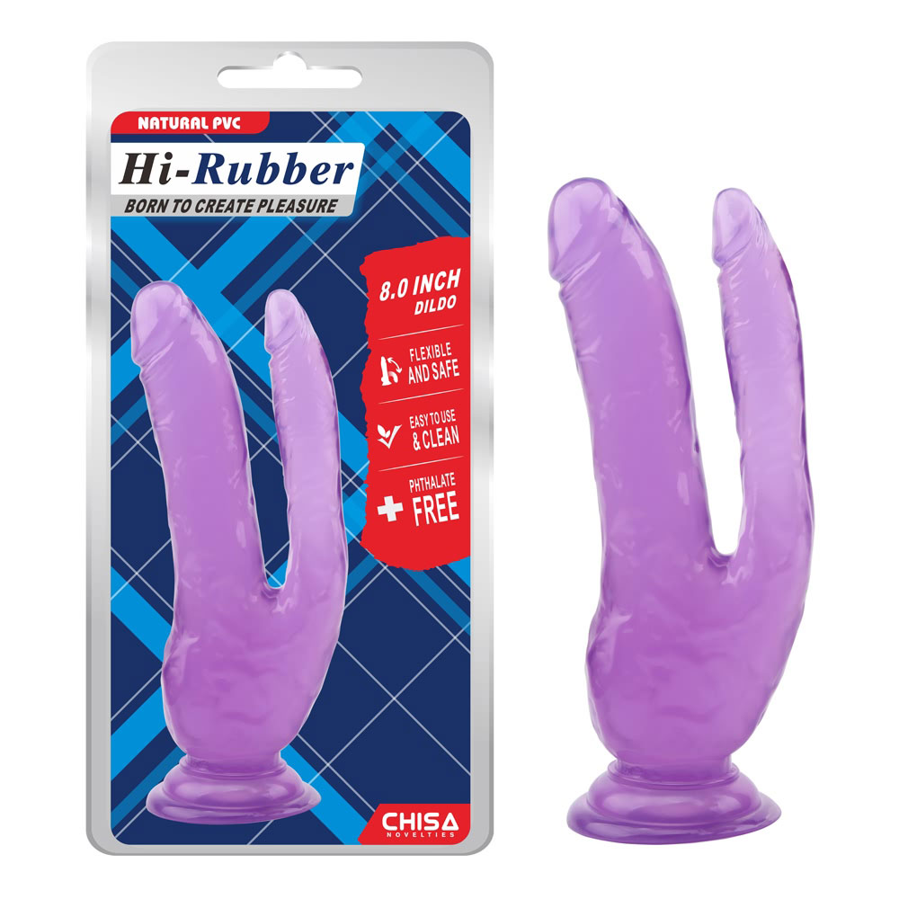 8,0 tuuman dildo - violetti