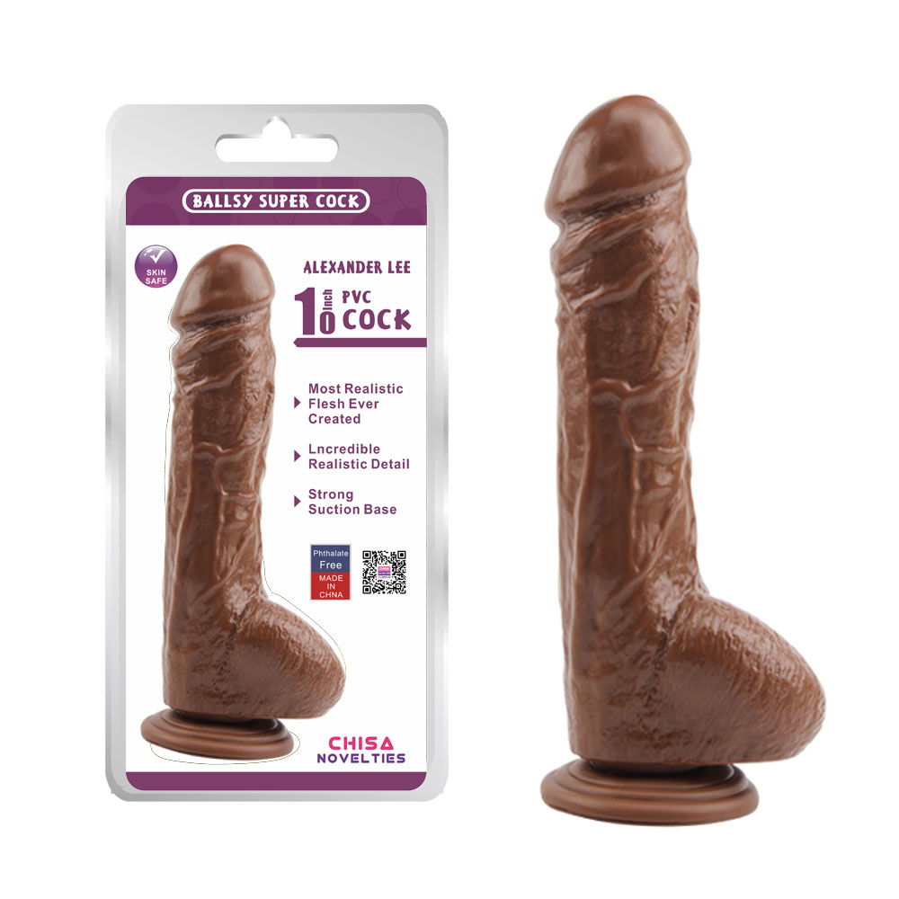 Alexander Lee 10 tuuman dildo-ruskea