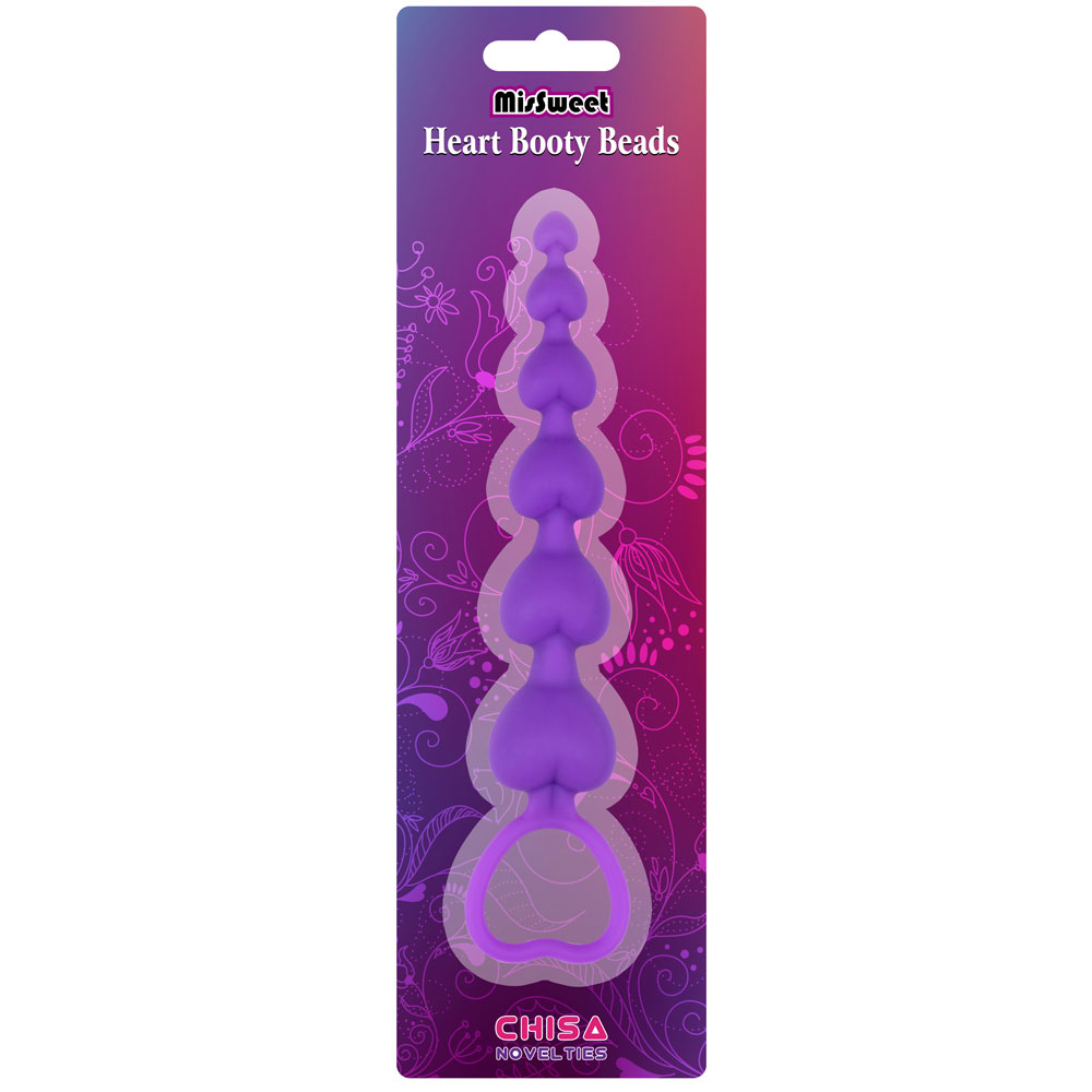 Heart Booty Beads-violetti