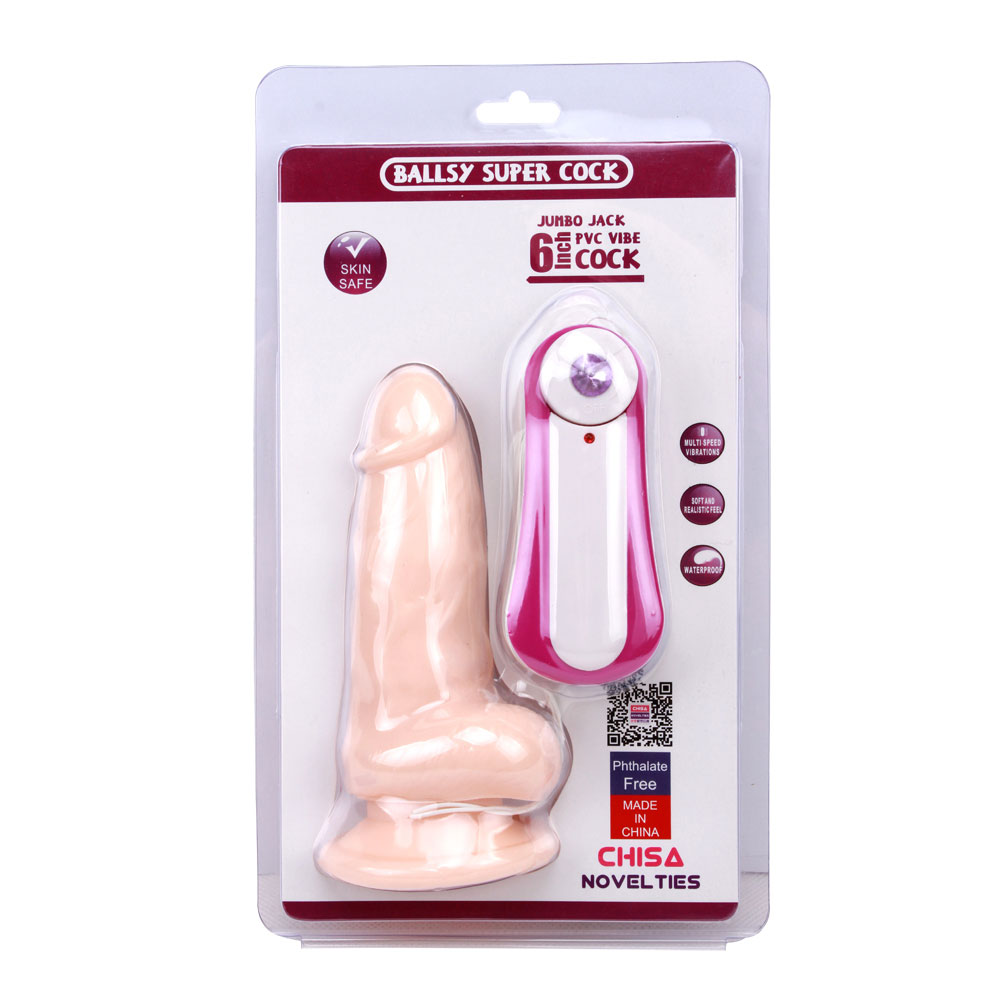 JUMBO JACK 6 tärisevä dildo